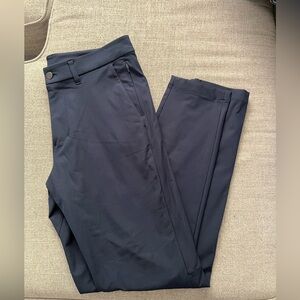 Men’s Lululemon Athletica Navy Blue Dress Pants Slim Fit